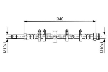 Гальмівний шланг BOSCH 1987481667
