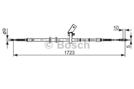 Тормозной трос BOSCH 1987482268