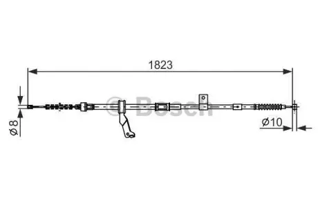 Тормозной трос BOSCH 1987482297
