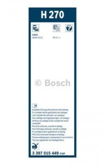 Стеклоочиститель BOSCH 3397015449