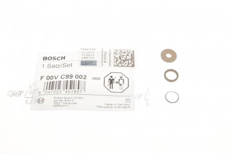 Ремкомплект форсунки Renault Truck (система Common Rail) BOSCH F 00V C99 002