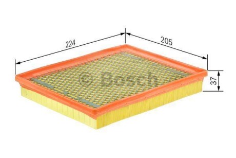 Повітряний фільтр BOSCH F 026 400 348