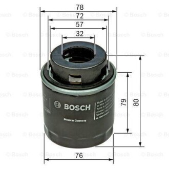 Фильтр масляный (накрутка) VAG 1.2-1.6 06-17 BOSCH F 026 407 079