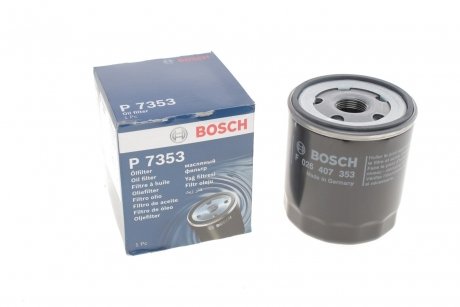 Фільтр масляний Citroen Berlingo/C3/C4/C5 1.9D/2.0HDi 98-05/1.2 PureTech 14-/Jumper 2.0-2.2HDi 01- BOSCH F 026 407 353