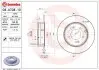 Тормозной диск BREMBO 08.A708.11 (фото 1)