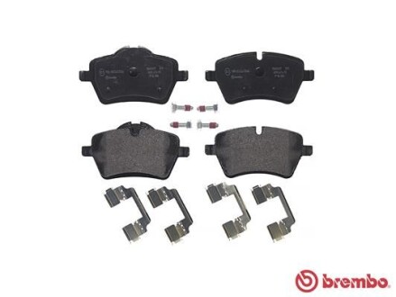 Тормозные колодки дисковые BREMBO P06 086