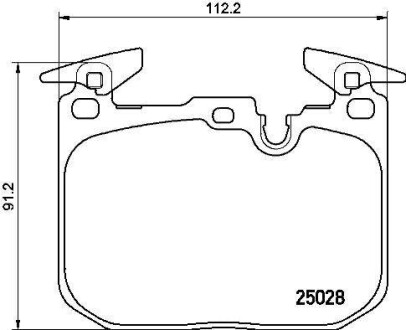 Гальмівні колодки дискові BREMBO P06 088