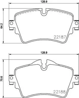 Гальмівні колодки дискові BREMBO P06 092
