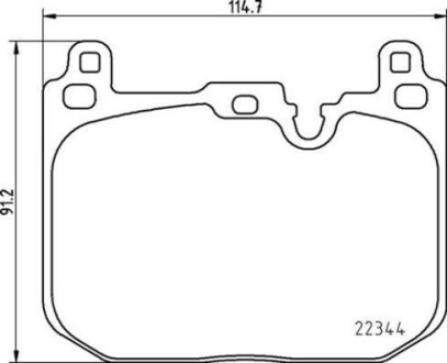 Гальмівні колодки дискові BREMBO P06 097