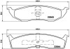 Гальмівні колодки дискові BREMBO P11 008 (фото 1)