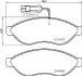 Тормозные колодки дисковые BREMBO P23 143 (фото 1)