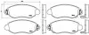 Тормозные колодки дисковые BREMBO P24 052 (фото 1)