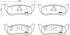 Тормозные колодки дисковые BREMBO P24 068 (фото 1)