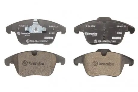 Гальмівні колодки дискові BREMBO P24 076X