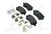Колодка тормозов. диск. FORD GALAXY 06-, S-MAX 06-, VOLVO S60, V60 10- задн. (выр-во) BREMBO P24 078 (фото 1)