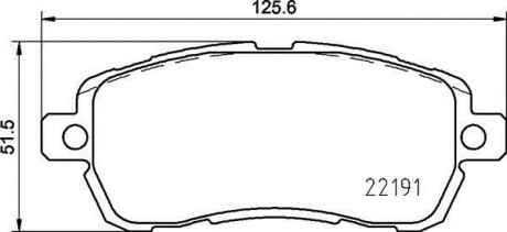 Тормозные колодки дисковые BREMBO P24 203