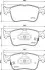 Тормозные колодки дисковые BREMBO P24 218 (фото 1)