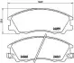 Тормозные колодки дисковые BREMBO P30 017 (фото 1)