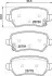 Тормозные колодки дисковые BREMBO P30 120 (фото 1)