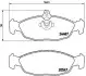 Тормозные колодки дисковые BREMBO P36 017 (фото 1)