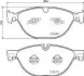 Тормозные колодки дисковые BREMBO P36 029 (фото 1)