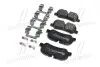 Колодка тормозов. диск. LAND ROVER задн. (выр-во) BREMBO P 44 013 (фото 2)