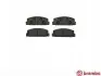Колодка тормозов. диск. MAZDA 6 (GG, GY, GF) задн. (выр-во) BREMBO P49 036 (фото 2)