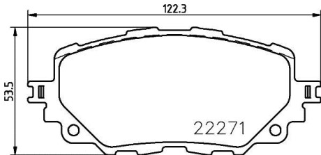 Гальмівні колодки дискові BREMBO P49 054