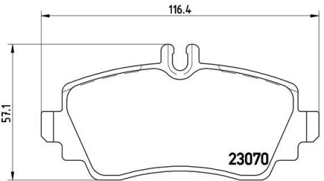 Тормозные колодки дисковые BREMBO P50 047