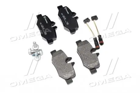 Колодка тормозов. диск. MB VIANO (W639), VITO (W639) задн. (выр-во) BREMBO P50 051