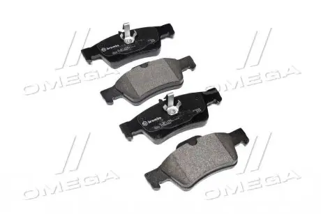 Колодка тормозов. диск. MB C-CLASS (W203, S203), CLS (C219), E-CLASS задн. (выр-во) BREMBO P50 052