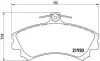 Тормозные колодки дисковые BREMBO P50 055 (фото 1)