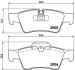 Колодка гальм. диск. MB GL-CLASS задн. BREMBO P 50 064 (фото 1)