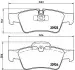 Колодка гальм. диск. MB GL-CLASS задн. BREMBO P 50 064 (фото 1)