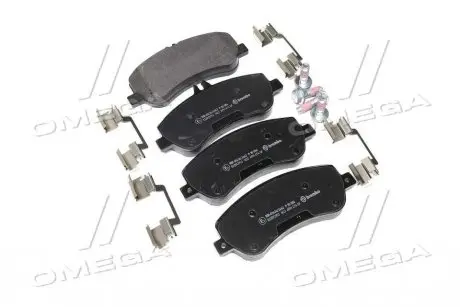 Колодка гальм. диск. MB GLK-CLASS(X204) 220-350 08 - передн. BREMBO P50 086