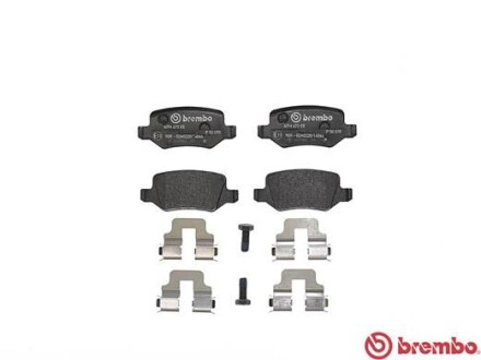 Тормозные колодки дисковые BREMBO P50 090