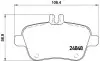 Тормозные колодки дисковые BREMBO P50 091X (фото 2)