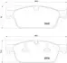 Тормозные колодки дисковые BREMBO P50 112 (фото 1)