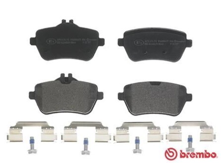 Тормозные колодки дисковые BREMBO P50 117