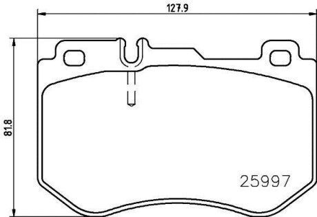 Тормозные колодки дисковые BREMBO P50 123