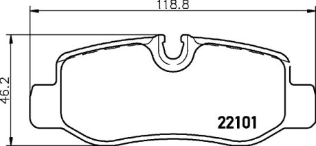 Гальмівні колодки дискові BREMBO P50 126