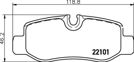 Гальмівні колодки дискові BREMBO P50 126