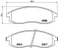 Гальмівні колодки дискові BREMBO P54 032 (фото 1)