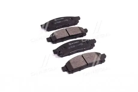 Колодка тормозов. диск. MITSUBISHI L200 передн. (выр-во) BREMBO P54 038
