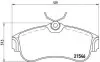 Гальмівні колодки дискові BREMBO P56 022 (фото 1)