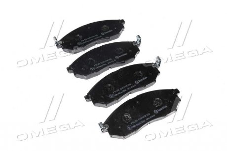 Колодка гальм. диск. NISSAN QASHQAI, RENAULT KOLEOS передн. BREMBO P56 058