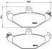 Тормозные колодки дисковые BREMBO P59 026 (фото 1)