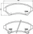 Гальмівні колодки дискові BREMBO P59 028 (фото 1)