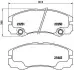 Гальмівні колодки дискові BREMBO P59 033 (фото 1)