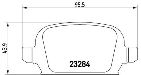 Гальмівні колодки. BREMBO P59 037